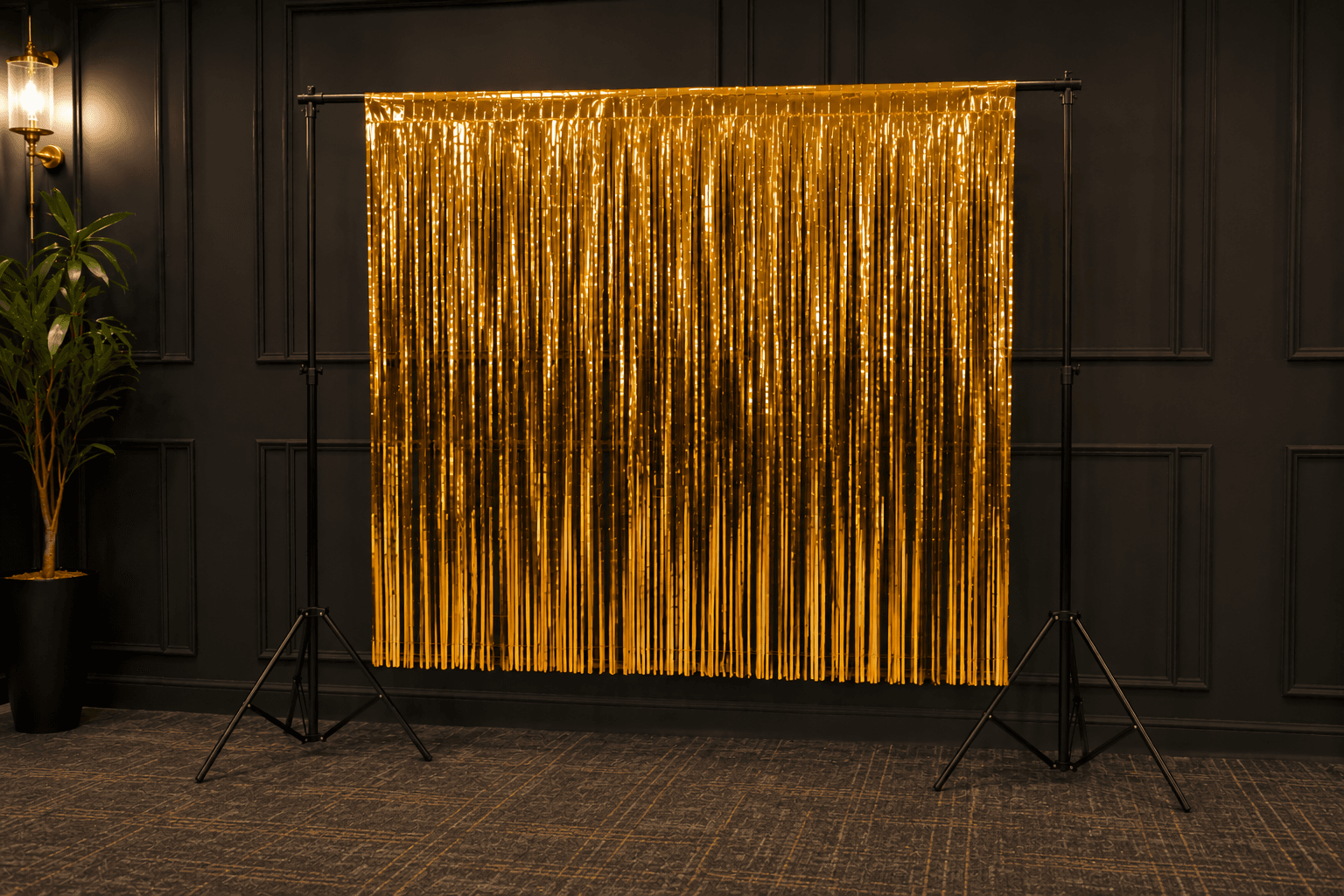 Gold backdrop
